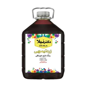 رنگ مایع زرد لیمویی 1500 سی سی دکتر نیلا