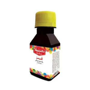 رنگ مایع قرمز 50 سی سی دکتر نیلا