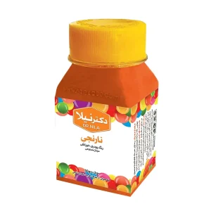 رنگ پودری نارنجی 50 گرم دکتر نیلا